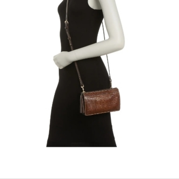 DOONEY & BOURKE Gingy Embossed Leather Crossbody Bag - Picture 3 of 12